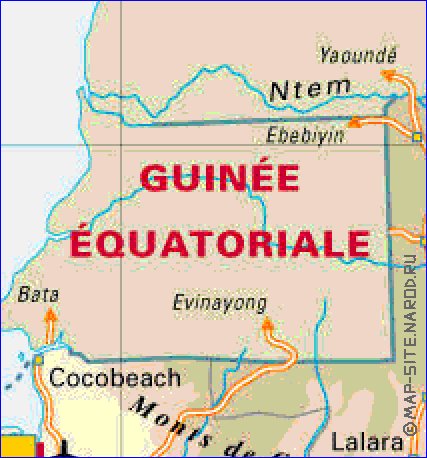 carte de Gabon