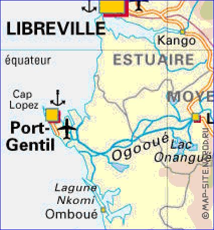 carte de Gabon