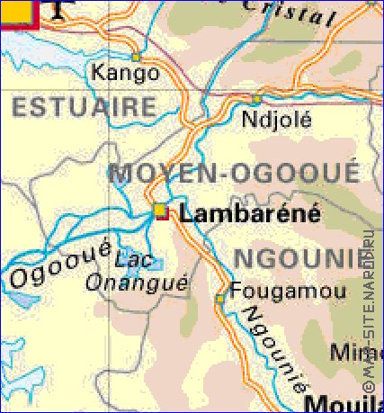 carte de Gabon