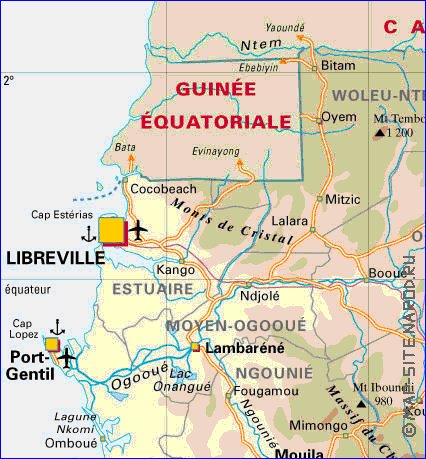 carte de Gabon