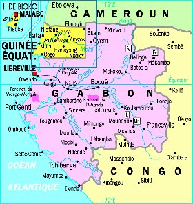 carte de Gabon