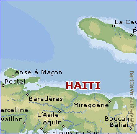 carte de Haiti