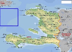 carte de Haiti