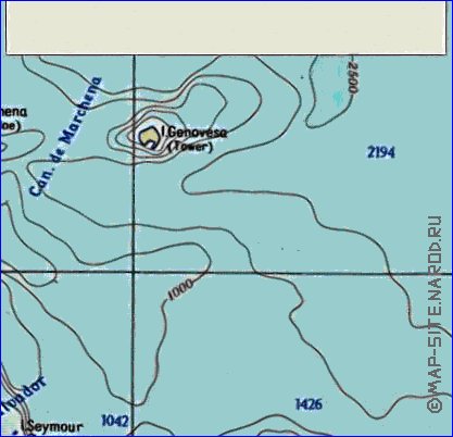 Fisica mapa de Galapagos