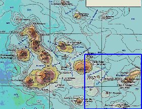 Fisica mapa de Galapagos