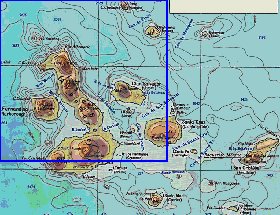 Fisica mapa de Galapagos