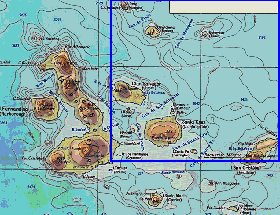 Fisica mapa de Galapagos