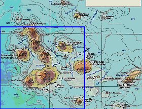 Fisica mapa de Galapagos