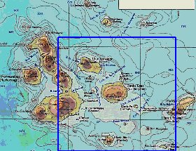 Fisica mapa de Galapagos