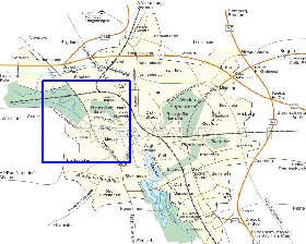 mapa de Hanover