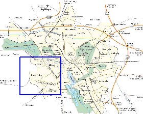 mapa de Hanover