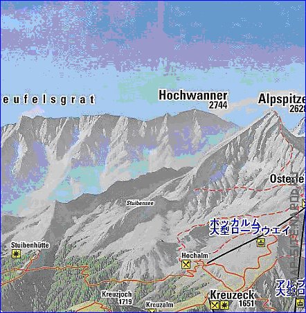 mapa de Garmisch-Partenkirchen em alemao