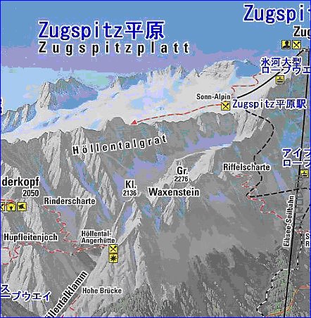 carte de Garmisch-Partenkirchen en allemand