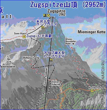 mapa de Garmisch-Partenkirchen em alemao