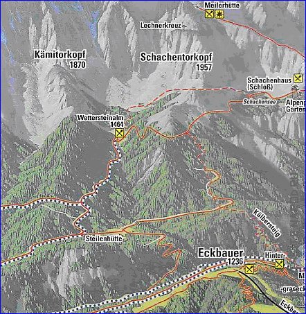 mapa de Garmisch-Partenkirchen em alemao