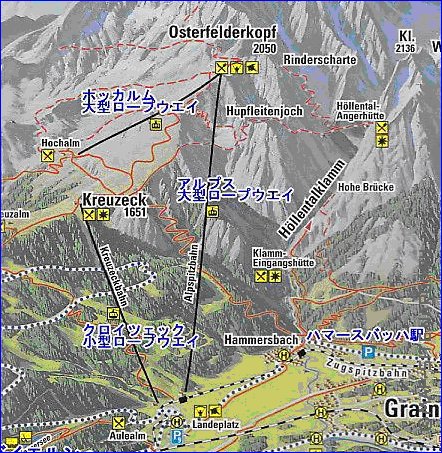 mapa de Garmisch-Partenkirchen em alemao