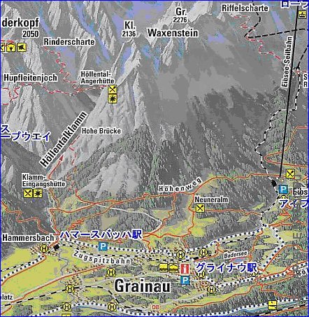 mapa de Garmisch-Partenkirchen em alemao