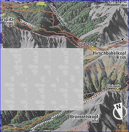 carte de Garmisch-Partenkirchen en allemand