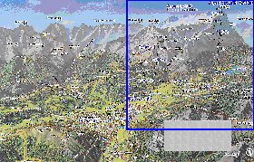 carte de Garmisch-Partenkirchen en allemand