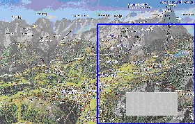 carte de Garmisch-Partenkirchen en allemand