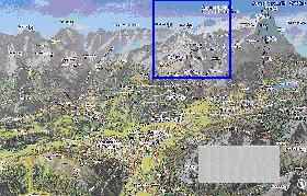 mapa de Garmisch-Partenkirchen em alemao