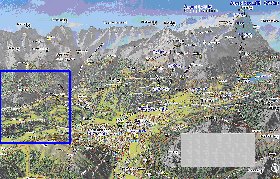 carte de Garmisch-Partenkirchen en allemand