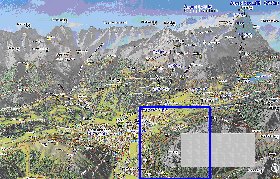 carte de Garmisch-Partenkirchen en allemand