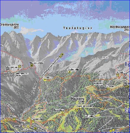 mapa de Garmisch-Partenkirchen em alemao