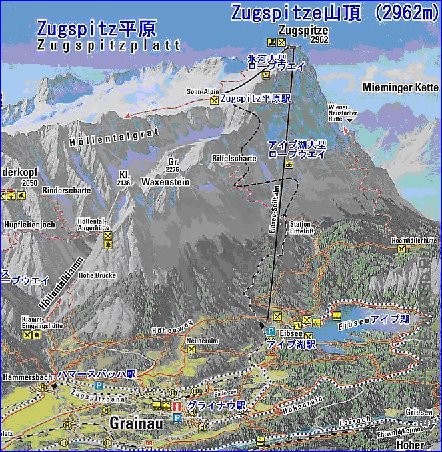 carte de Garmisch-Partenkirchen en allemand