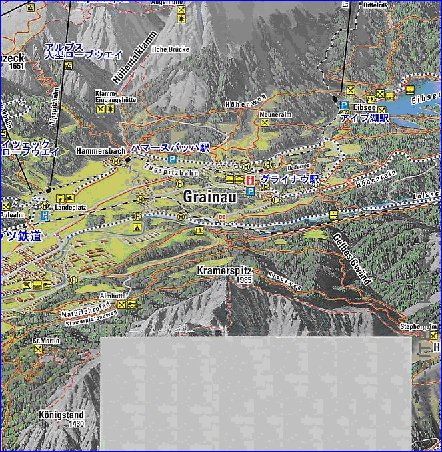 carte de Garmisch-Partenkirchen en allemand