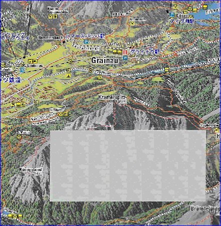 carte de Garmisch-Partenkirchen en allemand