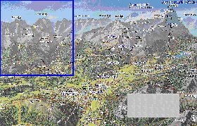 carte de Garmisch-Partenkirchen en allemand