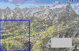 carte de Garmisch-Partenkirchen en allemand