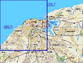 mapa de Havana em ingles