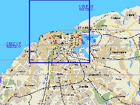 mapa de Havana em ingles