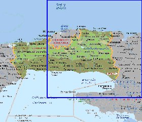 carte de  la province Province de La Habana