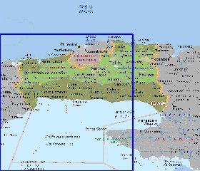 carte de  la province Province de La Habana