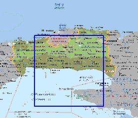 carte de  la province Province de La Habana