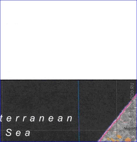 carte de Gaza en anglais