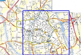 carte de Gand en neerlandais