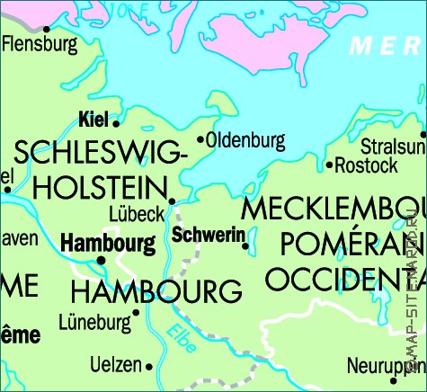 carte de Allemagne