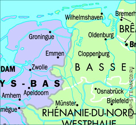 carte de Allemagne