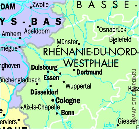 carte de Allemagne