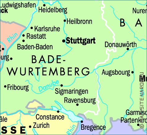 carte de Allemagne