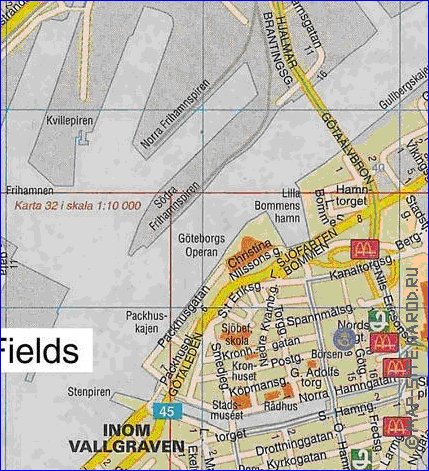 mapa de Gotemburgo