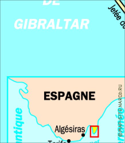 carte de Gibraltar