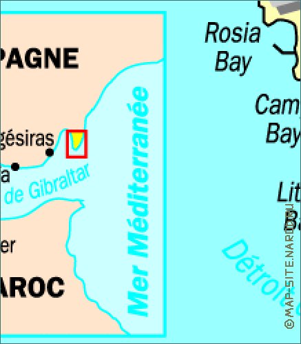 carte de Gibraltar