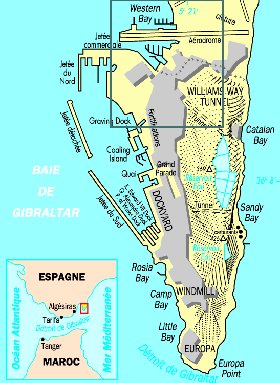 carte de Gibraltar