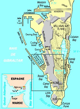 carte de Gibraltar