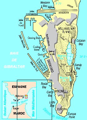 carte de Gibraltar